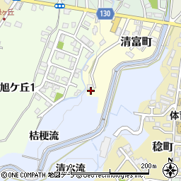 青森県弘前市清富町4-5周辺の地図
