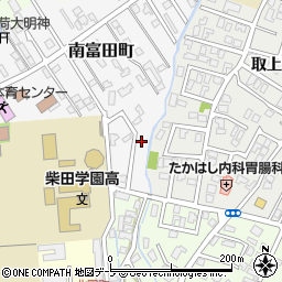 青森県弘前市南富田町18-25周辺の地図