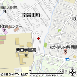 青森県弘前市南富田町18-76周辺の地図