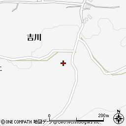 青森県弘前市吉川山上176周辺の地図