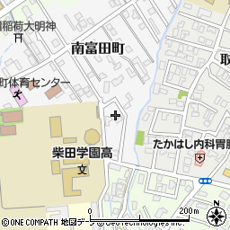 青森県弘前市南富田町18-75周辺の地図