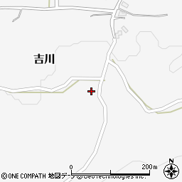 青森県弘前市吉川山上167周辺の地図