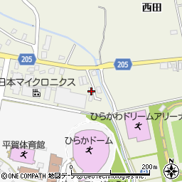 青森県平川市町居南田152-1周辺の地図