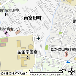 青森県弘前市南富田町18-74周辺の地図