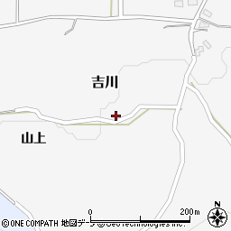 青森県弘前市吉川山上130周辺の地図