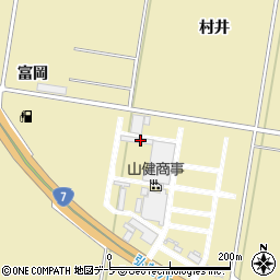 青森県弘前市門外村井255周辺の地図