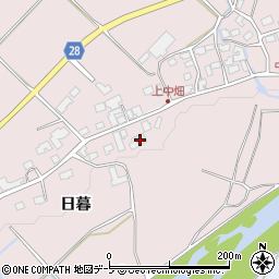 青森県弘前市中畑旭岡34周辺の地図