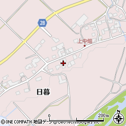 青森県弘前市中畑旭岡28-1周辺の地図