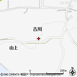 青森県弘前市吉川山上128周辺の地図
