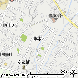 青森県弘前市取上周辺の地図