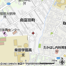 青森県弘前市南富田町18-24周辺の地図