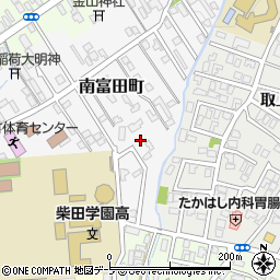 青森県弘前市南富田町18-34周辺の地図