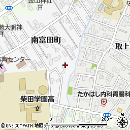 青森県弘前市南富田町19-20周辺の地図