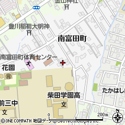青森県弘前市南富田町7-12周辺の地図