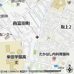 青森県弘前市南富田町19-5周辺の地図