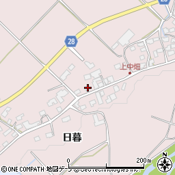 青森県弘前市中畑旭岡30-1周辺の地図