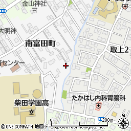青森県弘前市南富田町19-6周辺の地図