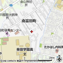 青森県弘前市南富田町18-3周辺の地図