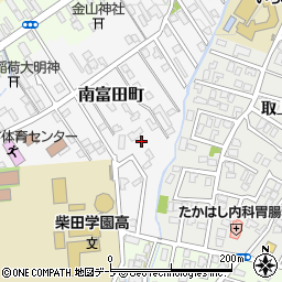 青森県弘前市南富田町19-8周辺の地図