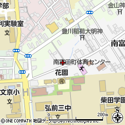 青森県弘前市南富田町3-1周辺の地図