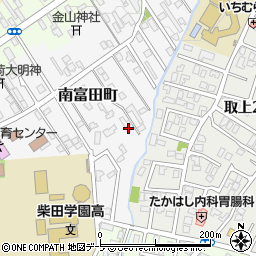 青森県弘前市南富田町19-3周辺の地図