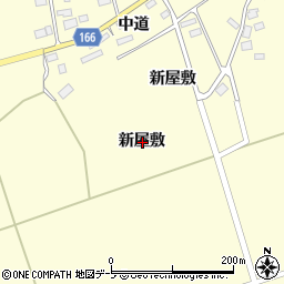 青森県十和田市沢田新屋敷周辺の地図