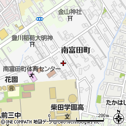 青森県弘前市南富田町7-5周辺の地図