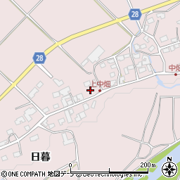 青森県弘前市中畑旭岡40周辺の地図