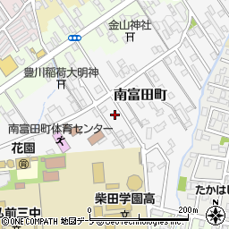 青森県弘前市南富田町7-4周辺の地図