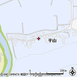 青森県弘前市平山平山599周辺の地図