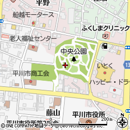 青森県平川市本町平野28-6周辺の地図