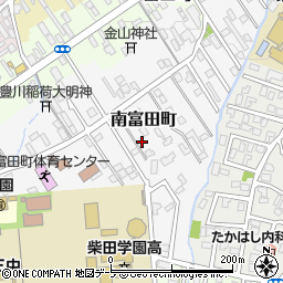 青森県弘前市南富田町9-13周辺の地図