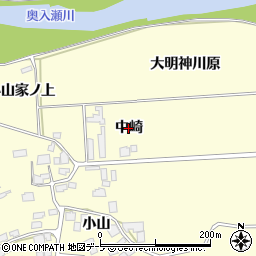 青森県十和田市藤島（中崎）周辺の地図