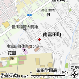青森県弘前市南富田町7-17周辺の地図