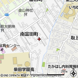 青森県弘前市南富田町19-1周辺の地図