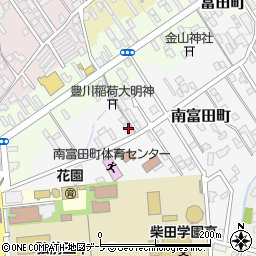 青森県弘前市南富田町4-8周辺の地図
