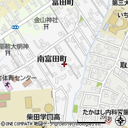 青森県弘前市南富田町11-18周辺の地図