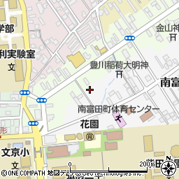 青森県弘前市南富田町3-15周辺の地図