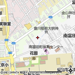 青森県弘前市南富田町3-5周辺の地図