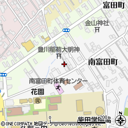 青森県弘前市南富田町4-9周辺の地図