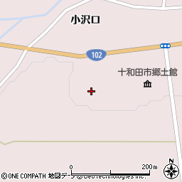 青森県十和田市奥瀬中平周辺の地図