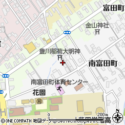青森県弘前市南富田町4-10周辺の地図