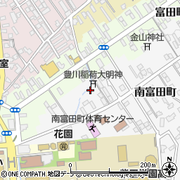 青森県弘前市南富田町4-12周辺の地図