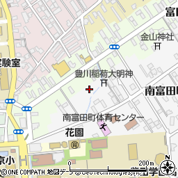 青森県弘前市南富田町3-7周辺の地図