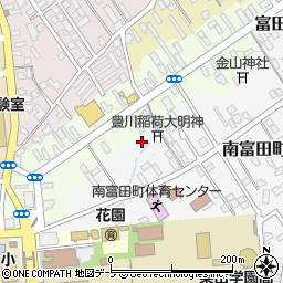 青森県弘前市南富田町3-9周辺の地図