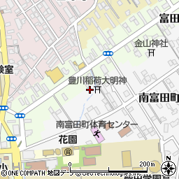 青森県弘前市南富田町3-27周辺の地図