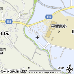 青森県平川市尾崎川合21-2周辺の地図