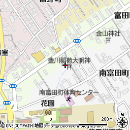 青森県弘前市南富田町3-10周辺の地図