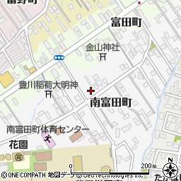 青森県弘前市南富田町8-2周辺の地図