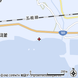 青森県西津軽郡深浦町岩崎浜野2周辺の地図